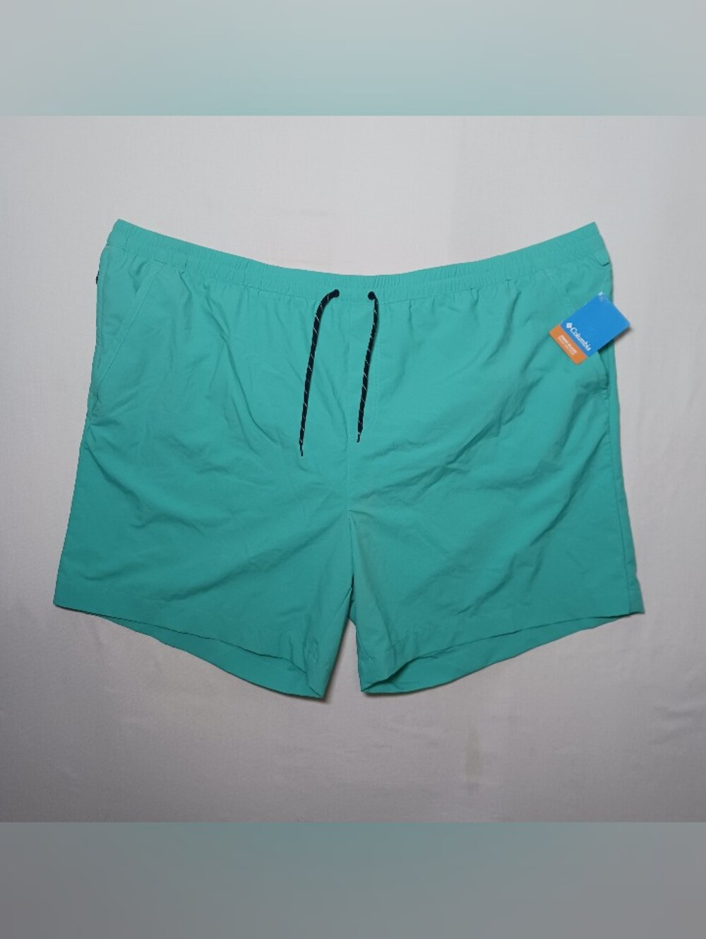 Columbia Mens Summerdry Hybrid Shorts 6X Teal Omni Shade UPF 50 NWT